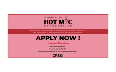 CRS Hot Mic Scholarship